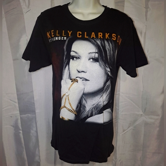 Vintage Kelly Clarkson 2012 Concert Tour T-shirt Women's Small Blk Collector's - Picture 1 of 9